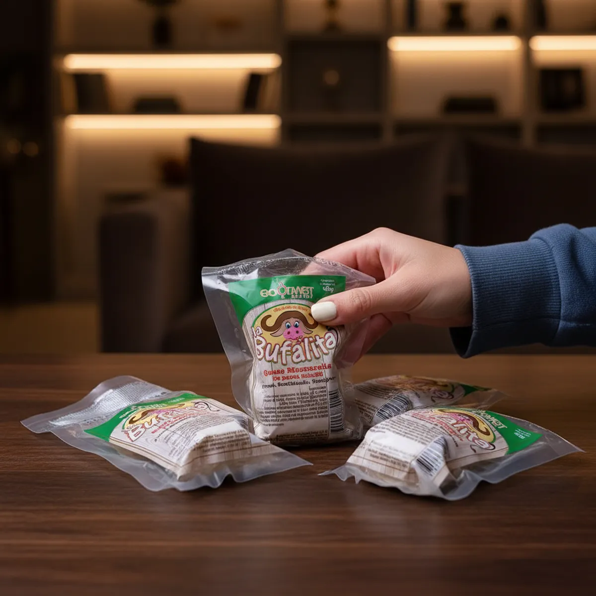 Bufalita 240gr (6und - 40g c/u) - Queso de Búfala