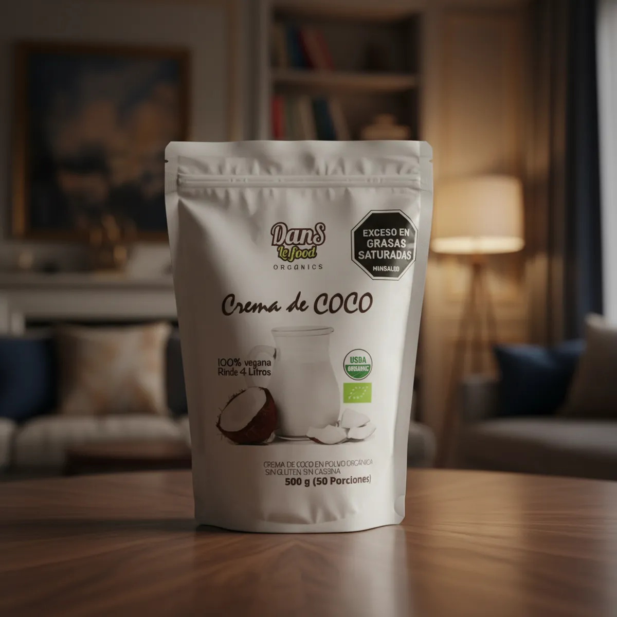 Crema de Coco en polvo Orgánica sin Gluten 500gr