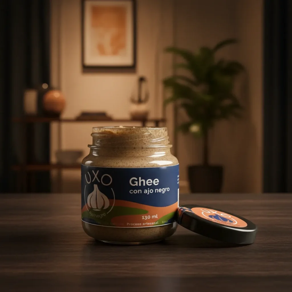 Mantequilla ghee con ajo negro 130ml