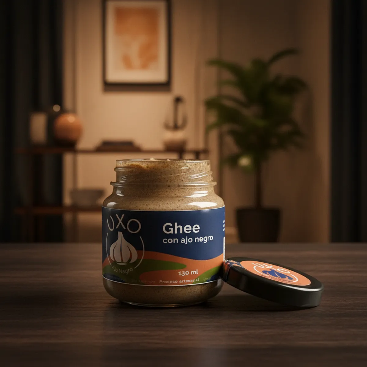Mantequilla ghee con ajo negro 130ml