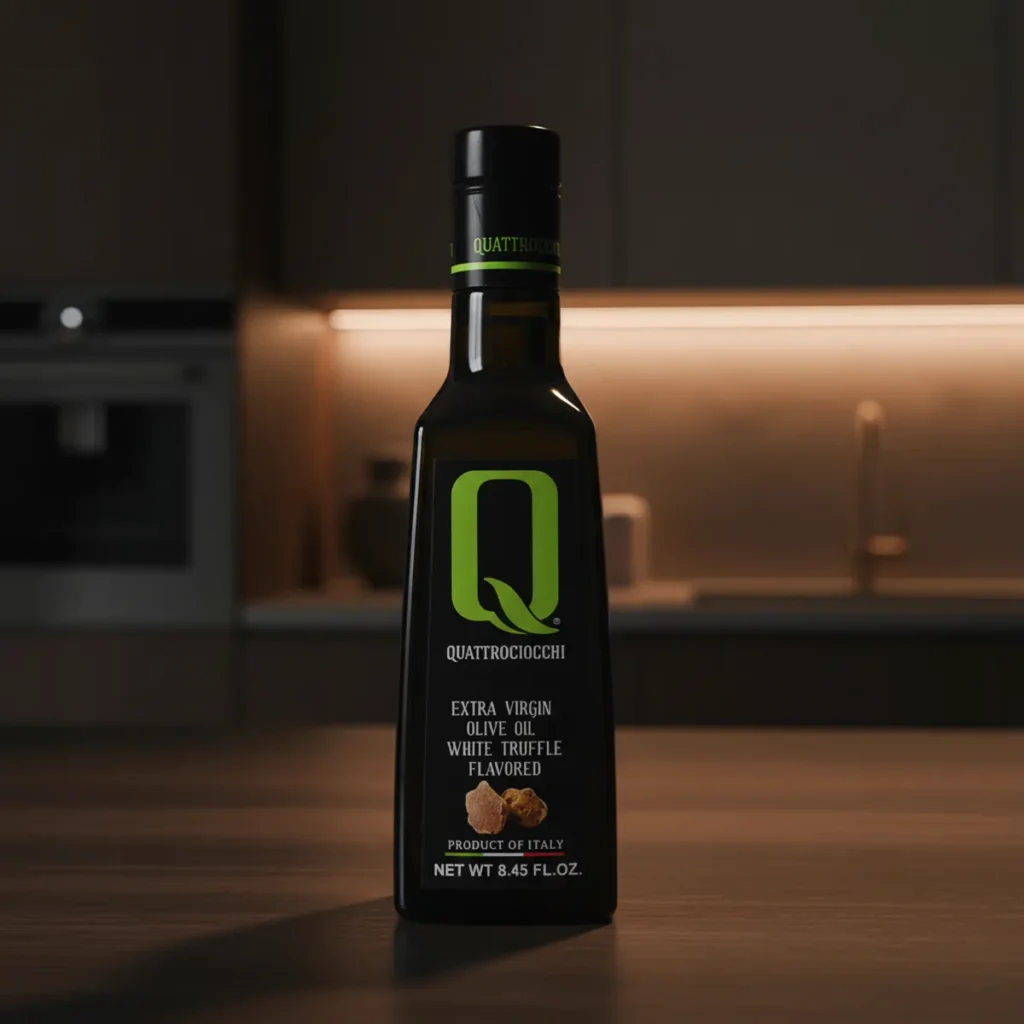 Aceite de Oliva Extra Virgen Italiano Trufado Quattrociocchi (250ml)