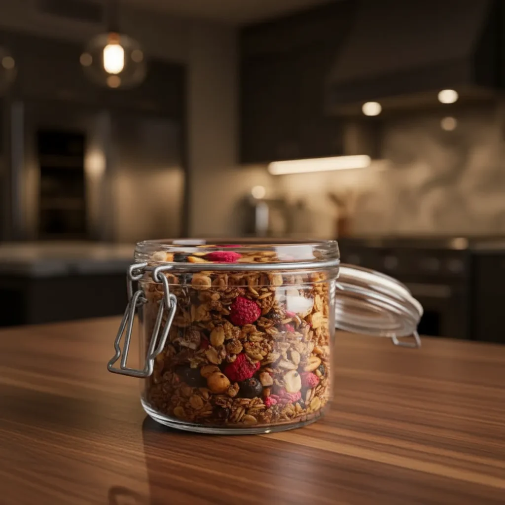 Granola Artesanal Frutos Rojos con Fresa, agraz y mora (300gr)