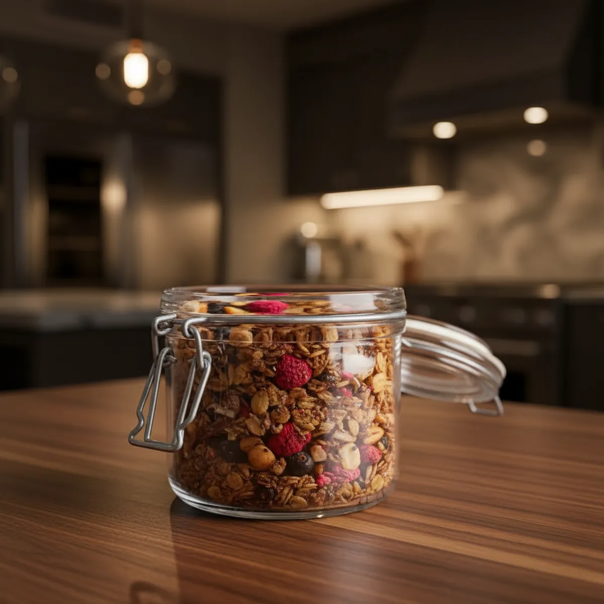Granola Artesanal Frutos Rojos con Fresa, agraz y mora (300gr)