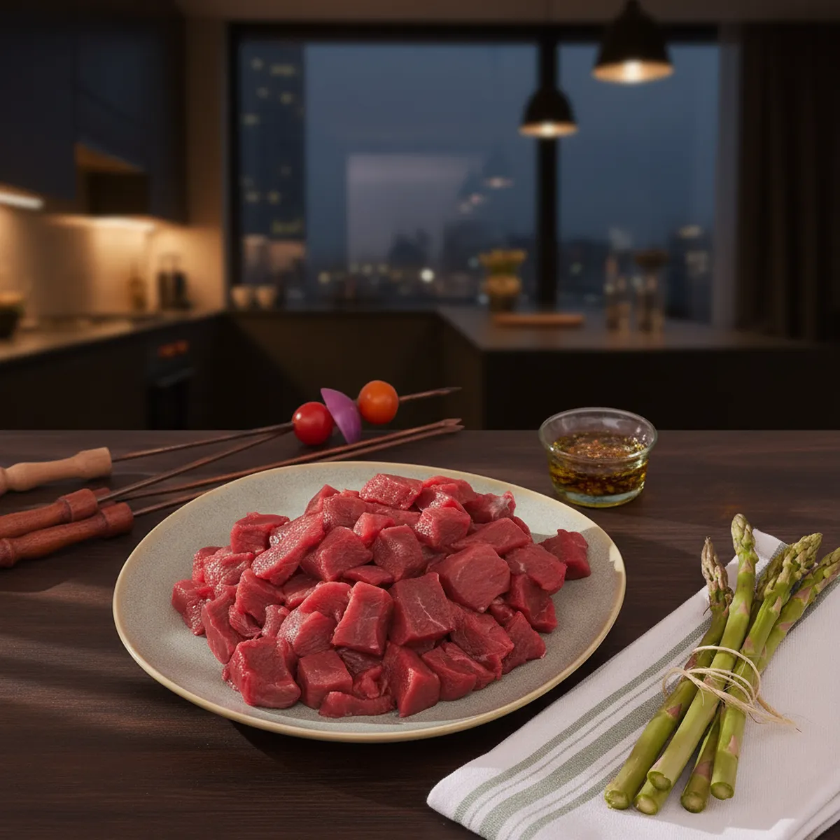 Carne de Res en Cubos Finos (600gr)