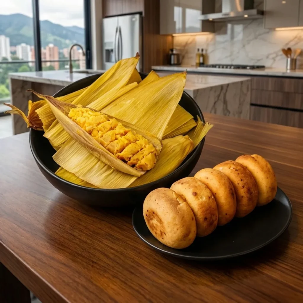Combo Boyacense: Arepas con Queso y Envueltos Artesanales
