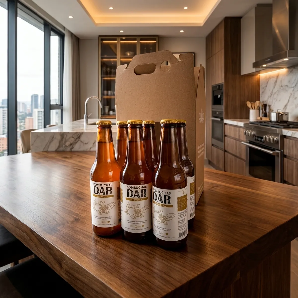 Kombucha Dar Maracuyá 6 Pack 230ml
