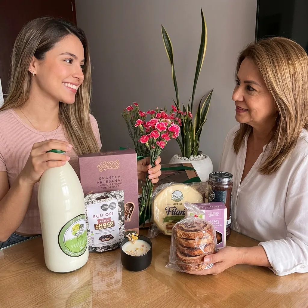 Ancheta Premium — Kéfir 1L, Queso Pera, Granola, Cacao, Corazones sin Azúcar, Snack Equiori Orgánico y Mermelada St Dalfour
