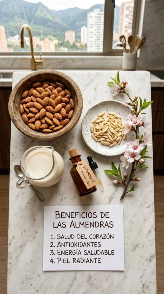 Beneficios De Las Almendras Corazon Antioxidantes Piel