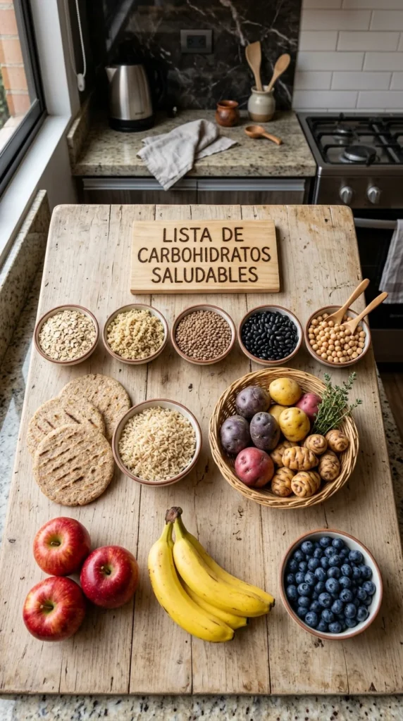 Lista Carbohidratos Saludables Energia Limpia