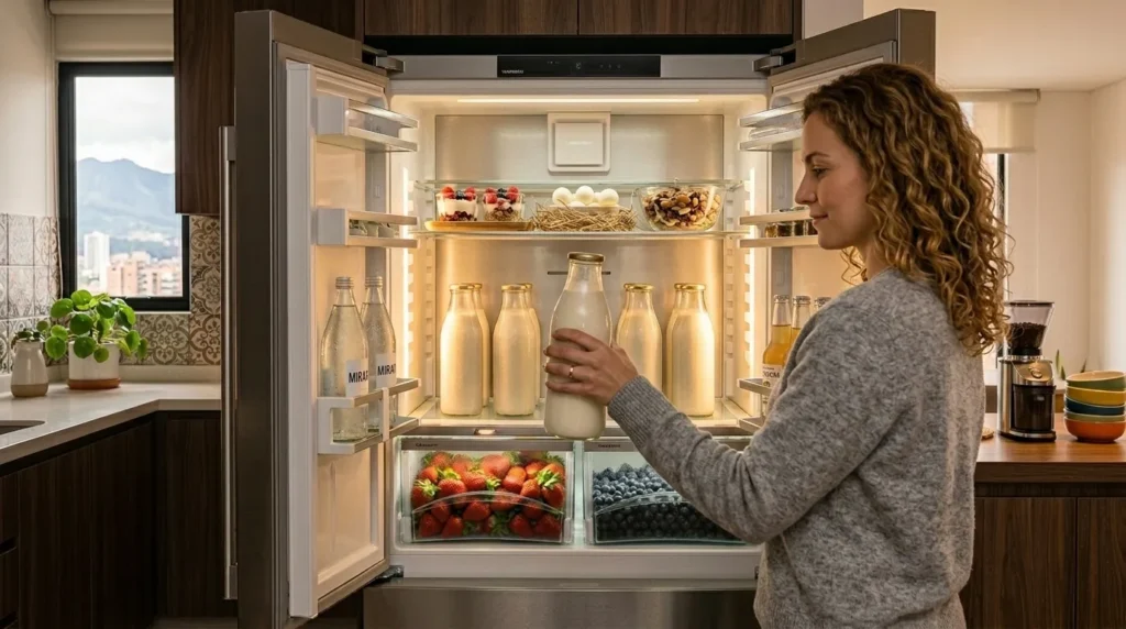Nevera Organizada Snacks Saludables Listos Llevar Tarde 2