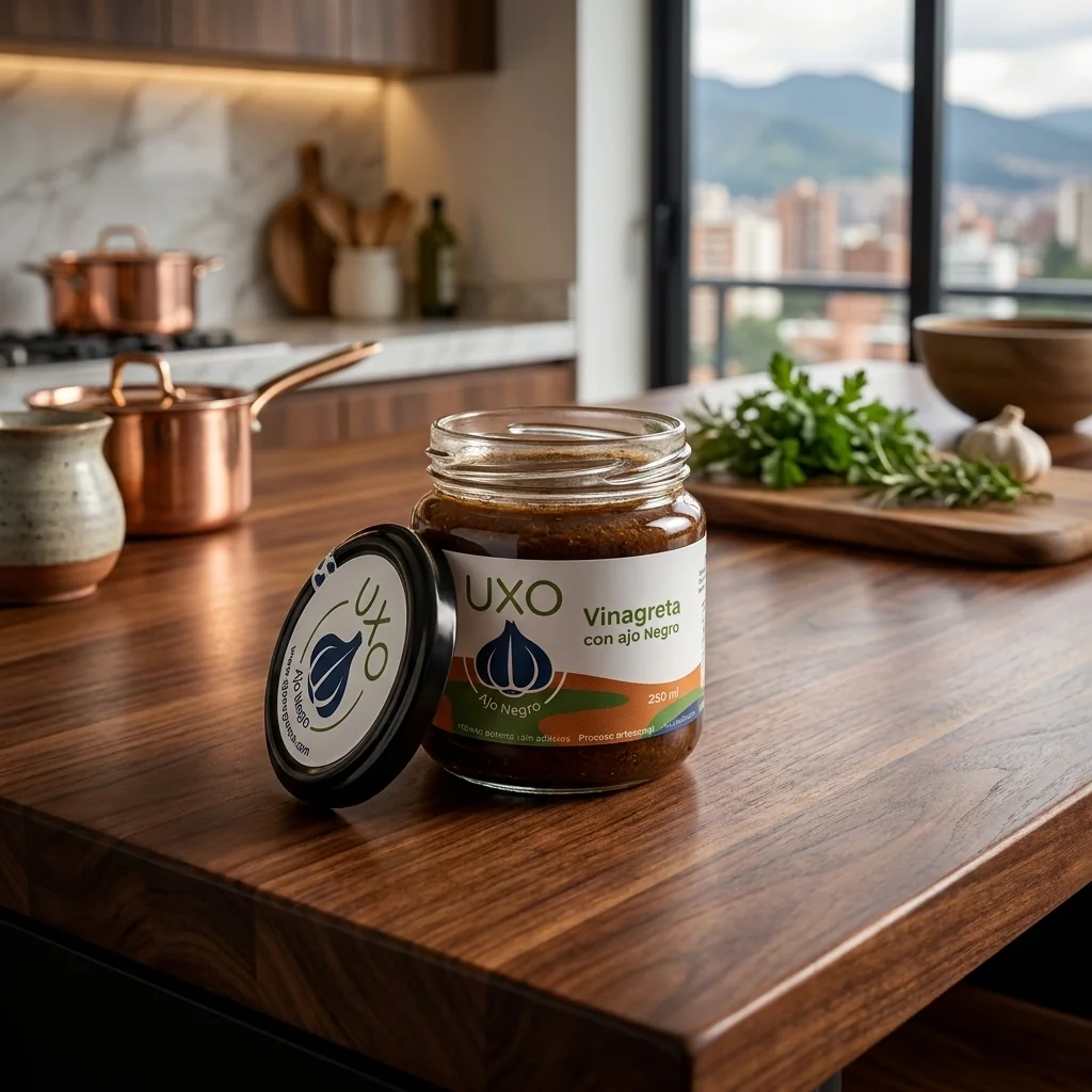 Vinagreta con Ajo Negro Ajonegrouxo 230ml
