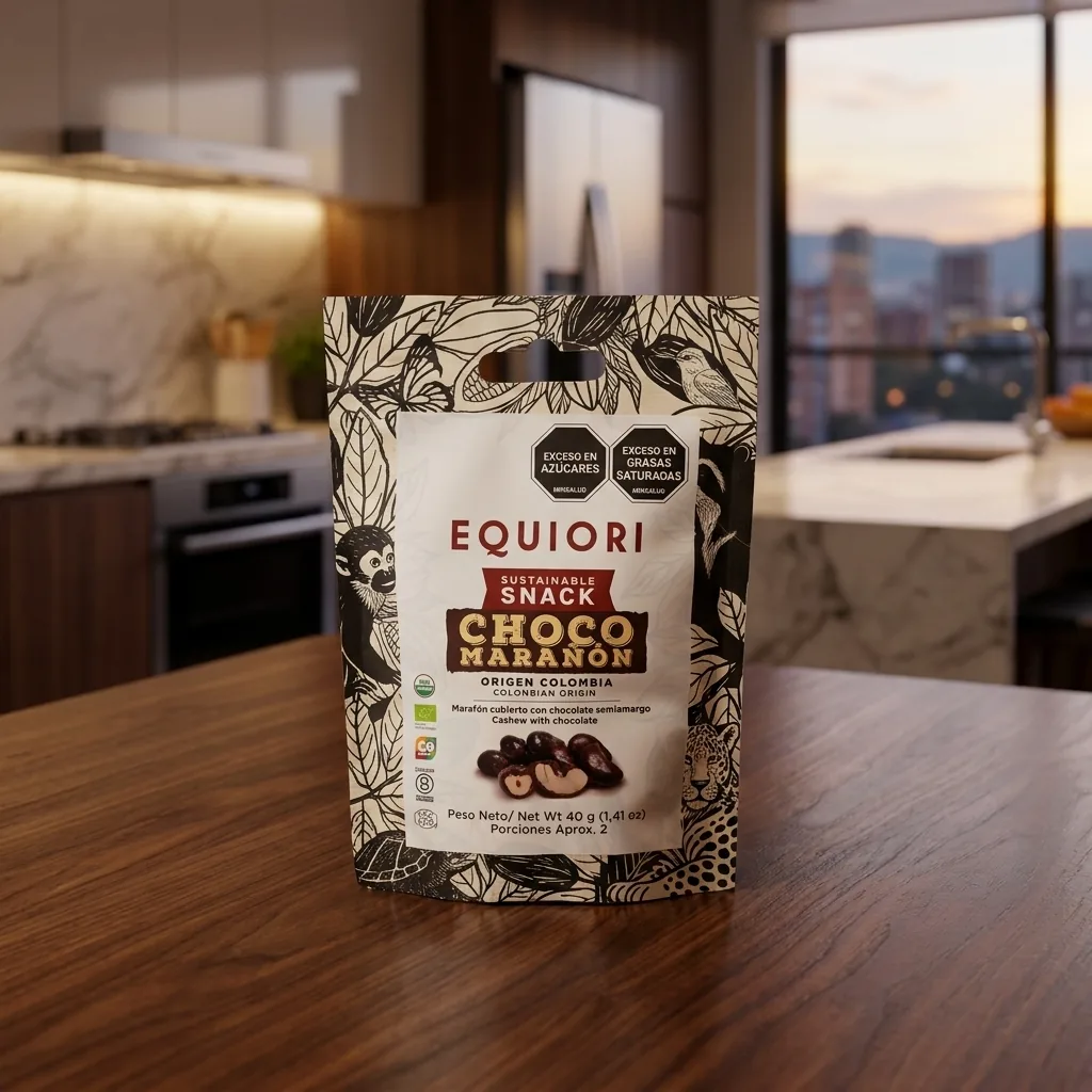 Marañón Cubierto con Chocolate 65% Cacao Equiori (40gr)