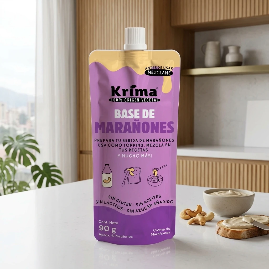 Base de Almendra y Té Matcha Krima 90 gr — Rinde 5 Tazas