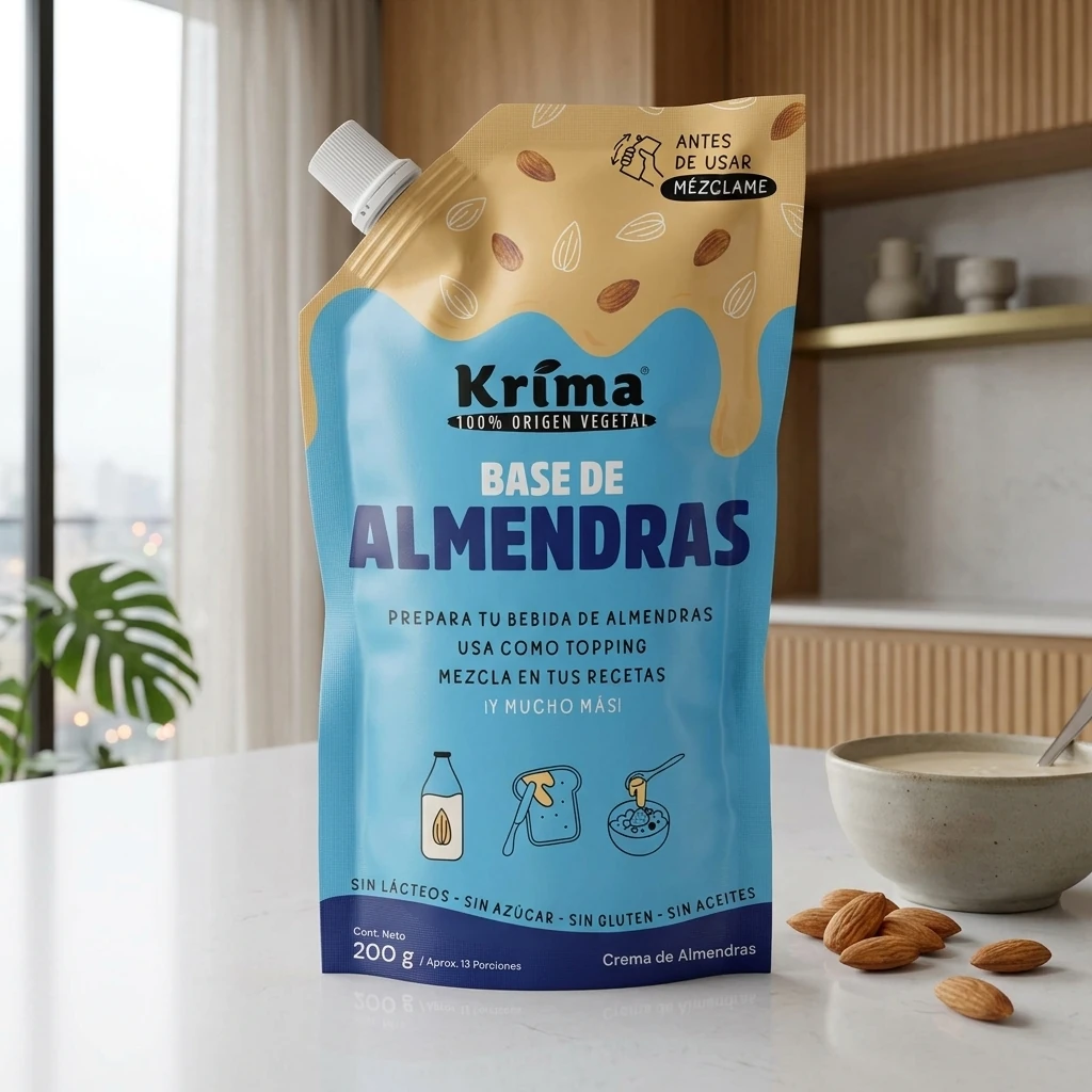 Base de Almendras Krima 200 gr — Rinde 4 Litros de Leche Vegetal