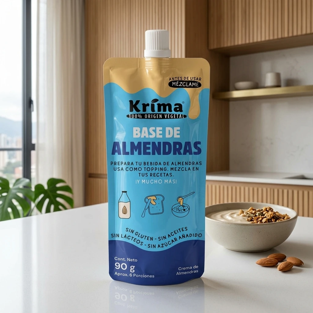 Base de Almendras Krima 90 gr — Rinde 1,5 Litros de Leche Vegetal