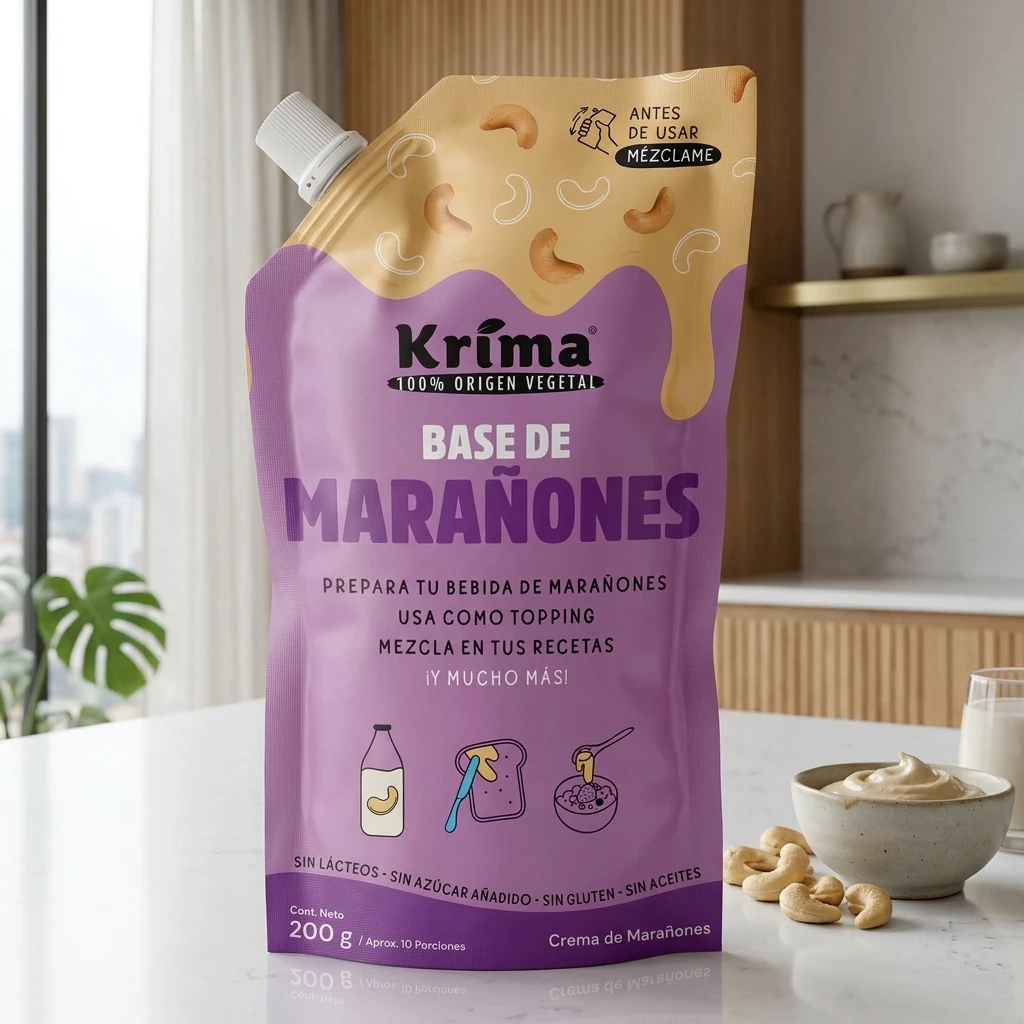 Base de Marañones Krima 200 gr — Rinde 4 Litros de Leche Vegetal