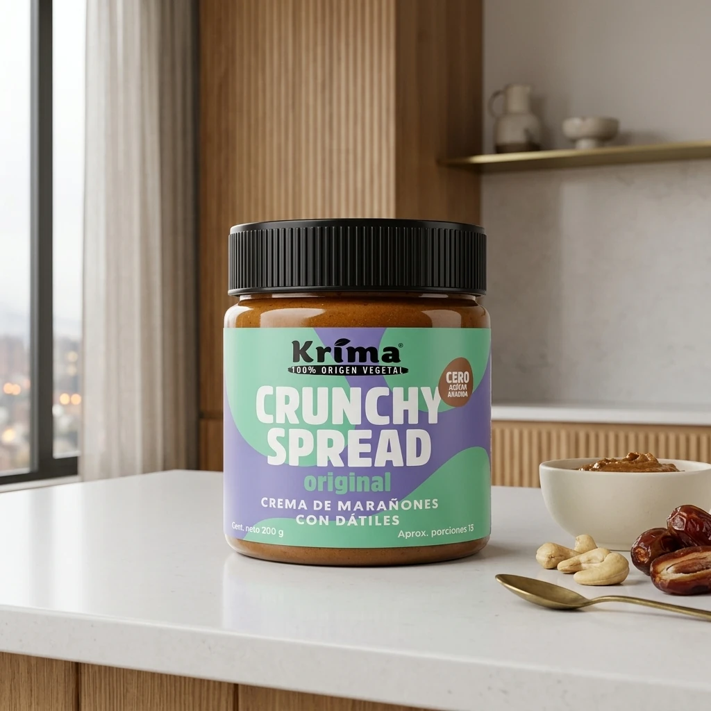 Crunchy Spread Krima de Marañón con Dátiles 200 gr