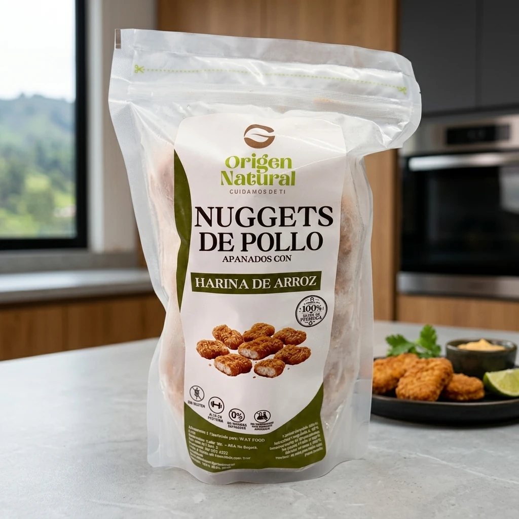 Nuggets de Pollo con Harina de Almendra Del Origen 450 gr