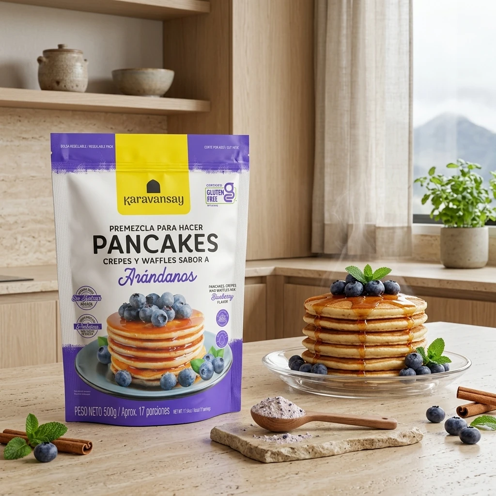 Premezcla para Pancakes de Arándanos Karavansay 500 gr