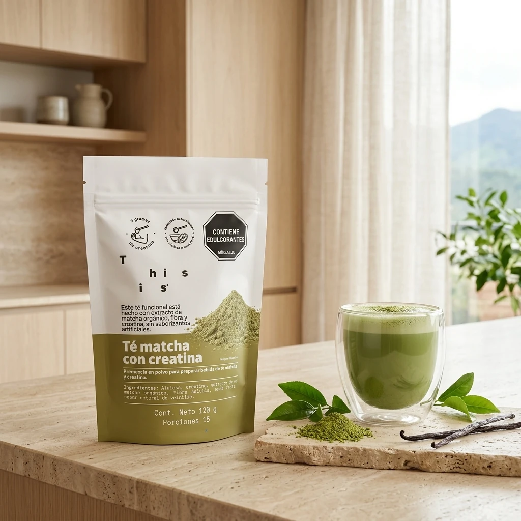 Té Matcha con Creatina 120 gr — 15 Porciones