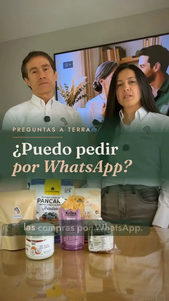 ¿Puedo pedir por WhatsApp? - video de Terra Premium Market